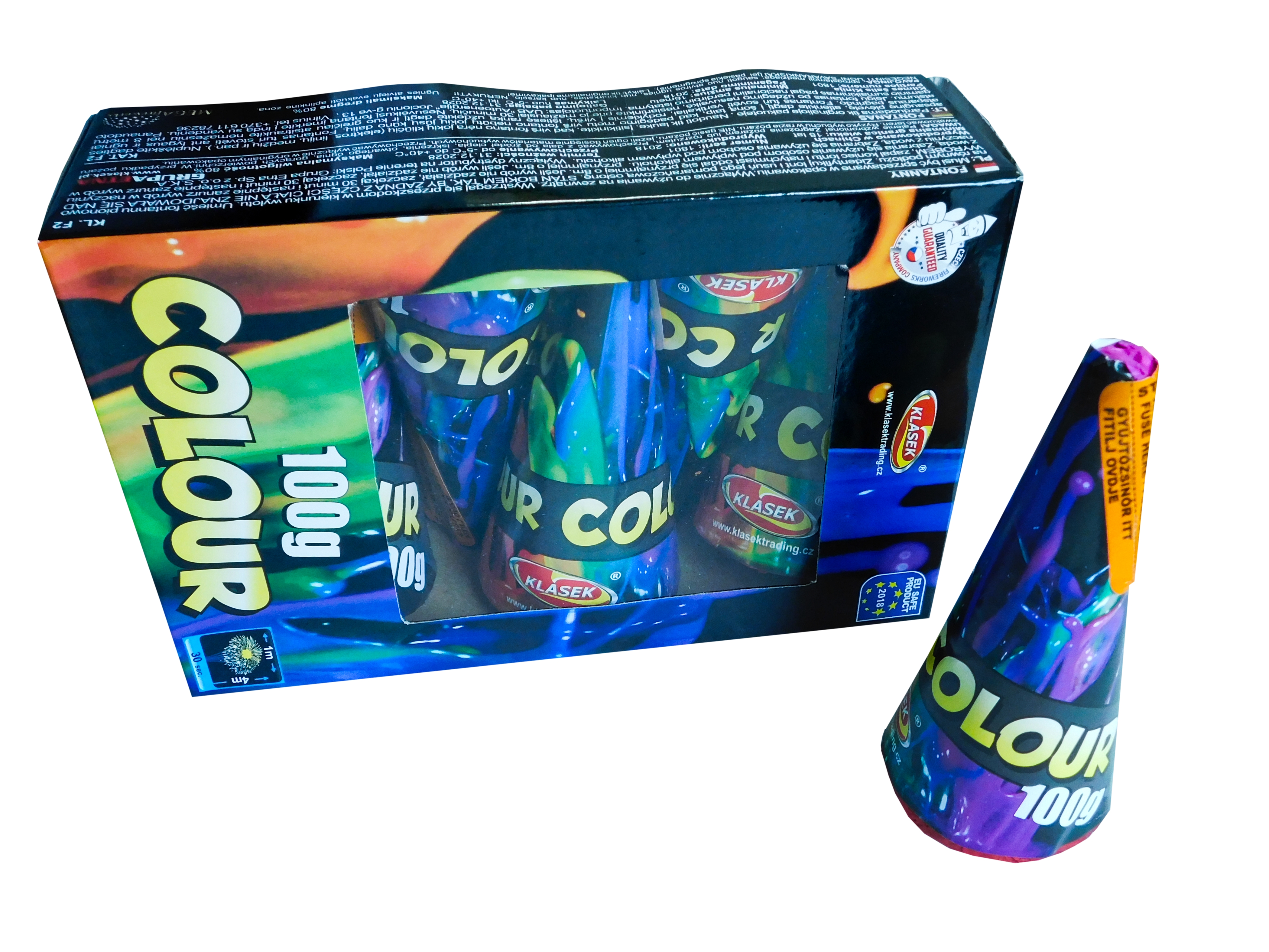 Pyrotechnika Barevný Vulkán 100g 6ks